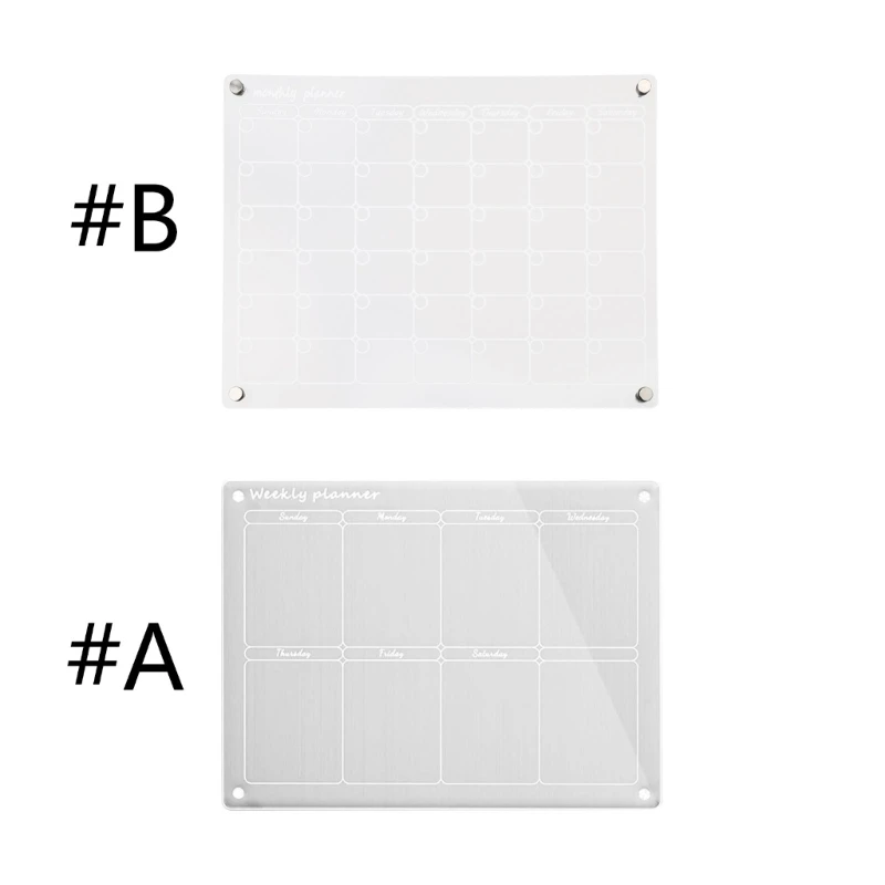 

Acrylic Calendar Planning Board Plan Plaque Ornaments Accessory DXAF