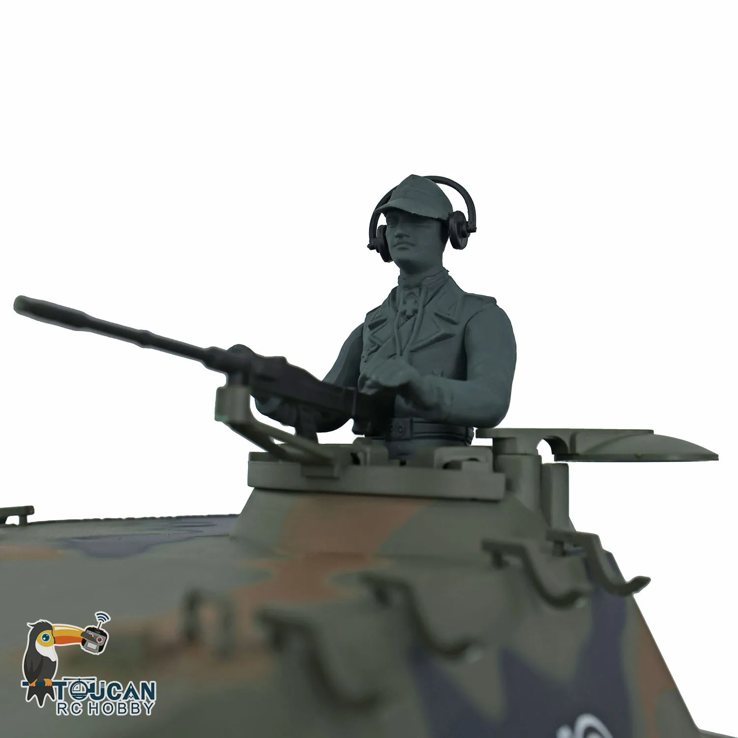 HENG LONG RTR 1/16 7.0 Customized Ver Panther V RC Tank 3819 Metal Tracks Wheels Bearings Army BB Toucan RC Hobby Toys TH17291 5