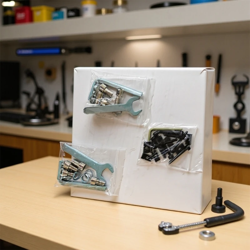 마운트 나사 부식 방지 금속 나사 세트(의자용 드라이버 포함)
