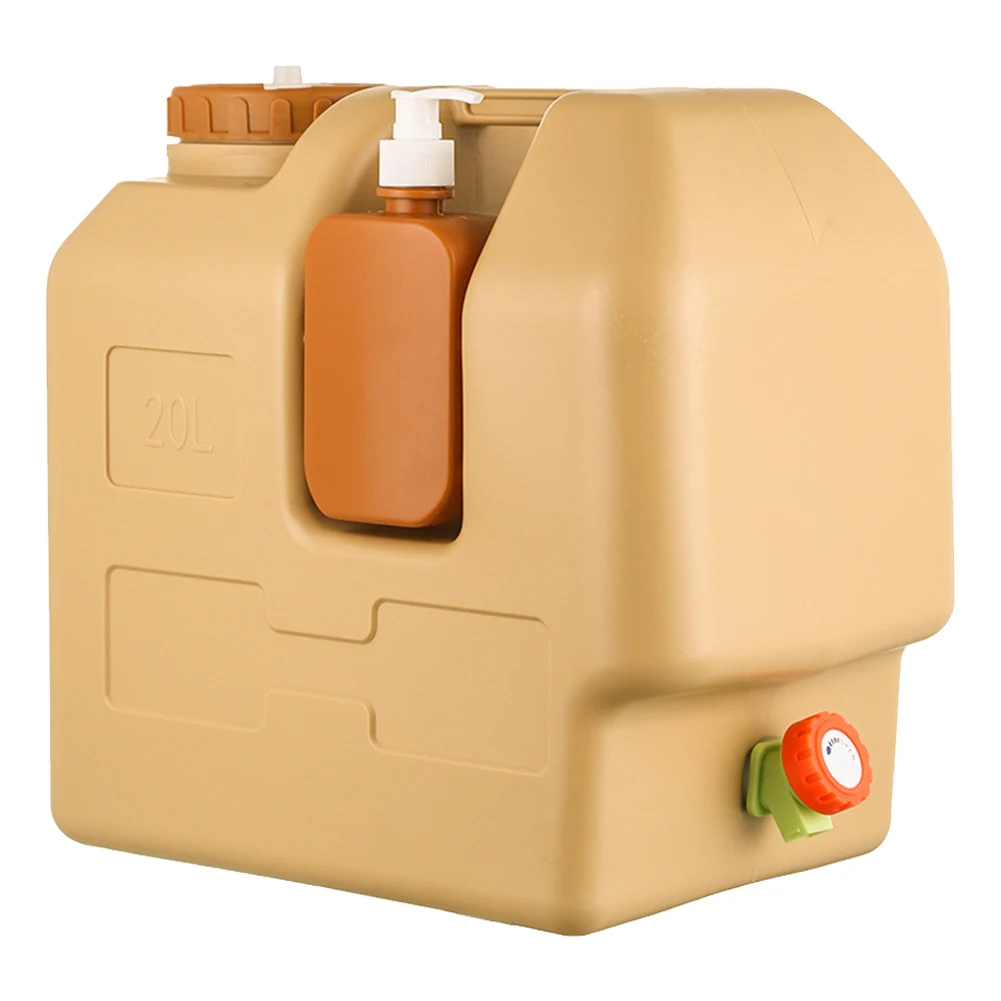 20L Water container with spigot and soap dispenser BPA Free Storage Tank For Camping Fishing Picnic Hiking