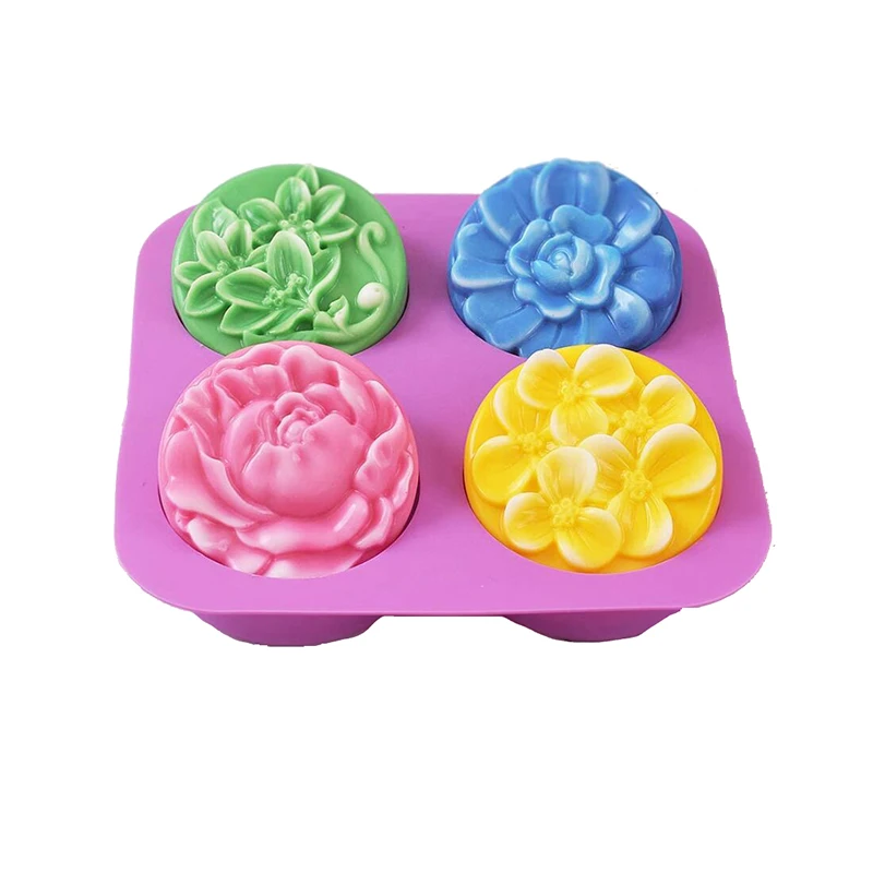 3D Engel Seife Silikon Form Rechteck Oval Runde Bad Bombe Werkzeug Blumen Leben Baum Baby Mond Sonne Welle Wachs Schmilzt machen Liefert – Detail 8