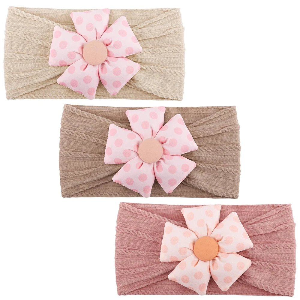 مجموعة زهرة طفل الفتيات Headbands موضة لينة مطاطا...