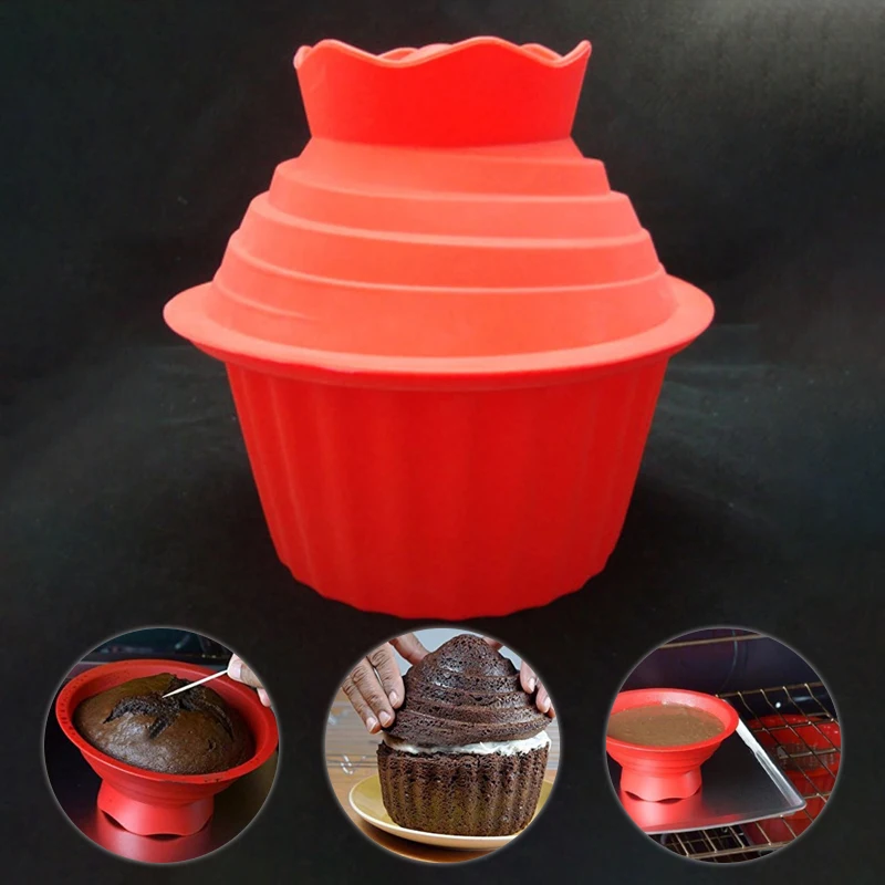 Amazing Silicone Giant Cupcake Pan – My Kitchen Gadgets