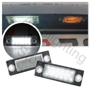 2pcs LED Number License Plate Light Lamp 3B5998026 For VW Passat B5.5 B6  Caddy MK3 Golf Transporter Skoda T5 T6 Touran Jetta - AliExpress