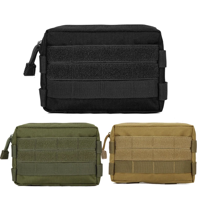 Pochette tactique Molle pour hommes, sac de ceinture, petite poche militaire,  sac de course, premiers secours EDC - AliExpress