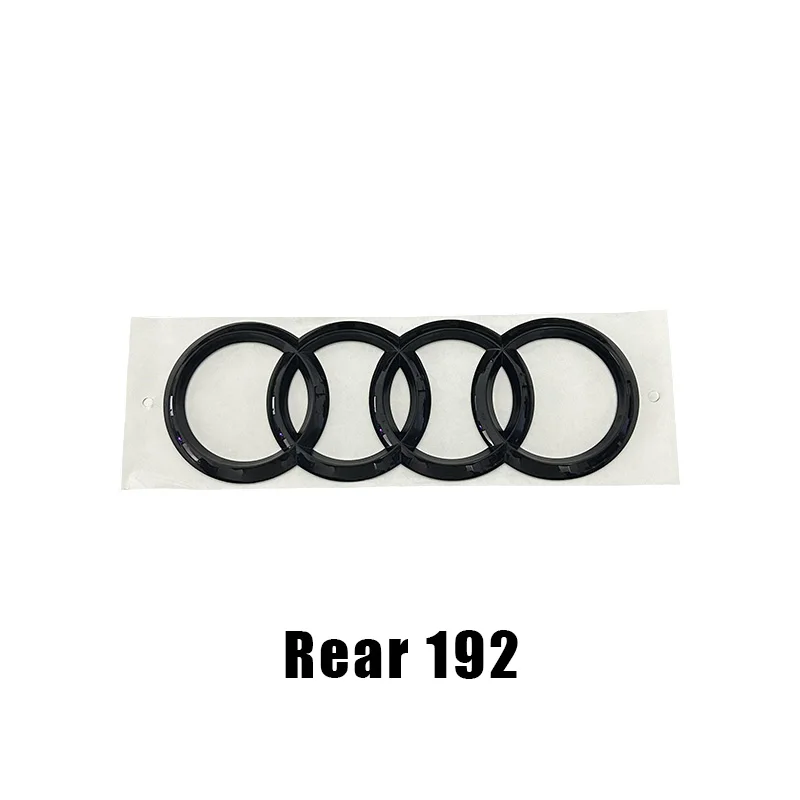 Premium Car Styling Logo Emblem Sticker - Front & Rear Trunk Accessories with 4Ring Design