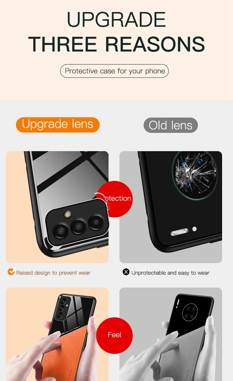 Prabangus odinis telefono dėklas, skirtas „Samsung Galaxy M13 4G M23 M33 M53 5G A03 Core A03S A13 A23 A33 A53 A73“ dangteliui su silikoniniu dėklu_voghion.com