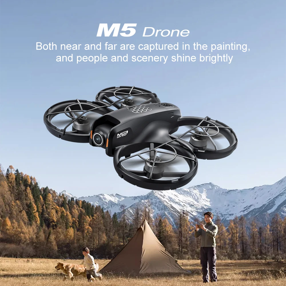 Drone Lenovo M5 8K Pliable avec Écran 4,3" - Moteur Sans Balais