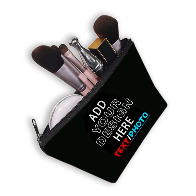 Custom Photo Logo Cosmetic Case Personalized Text Name Image Makeup Pouch Women Beauty Bags Napkin Lipstick Storage Bag Gift 5 S57357332ff064da795d90b125f35b10bR