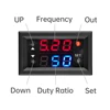 DC 4-28V Digital Display PWM High Power Governor Frequency Measuring Instrument 1HZ~160KHZ Duty Cycle Adjustable 0~100% 2