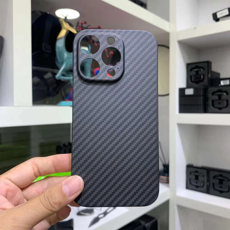 For IPhone14/14Pro /14Pro Max Case Carbon Fiber with Magnetic Suction Wireless Charging for IPhone14Plus 14Pro Max Business Case