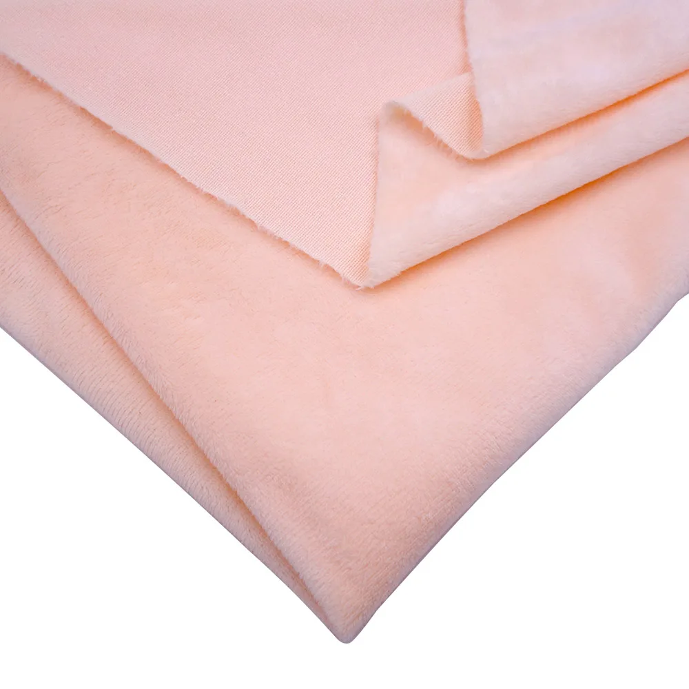Minky Fabrics For Sewing Diy Handmade Home Textile Cloth For Toys Plush Fabric Patchwork Solid Color Style Sales By Meters - 6