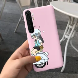 Fashionable Cute Girls Painted Soft TPU Phone Case, 6.47 Cover for Mi Note 10 Lite (Case-c68)