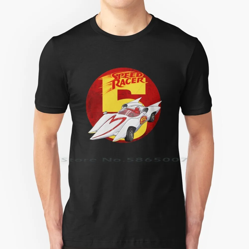 Mach Five Racer Go T Shirt 100% Cotone Mach 5 2D 2 D Car Demon Days Go Griff Jaime Santa Noodle The Big Size 6Xl Tee Gift