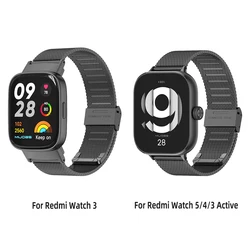 Premium Metal Replacement Strap for Smartwatches - Sleek & Durable Wristband Accessory (Black Buckle)