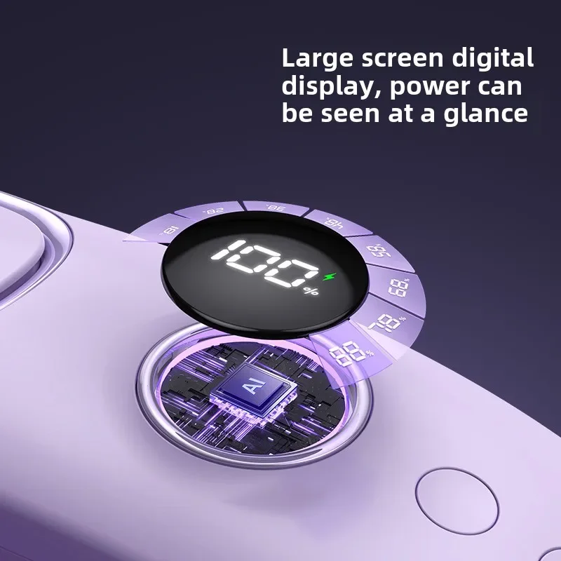 Newest Portable Battery Rechargeable Camp Hands Free Neck Fan Mini Wearable Hanging Neck Cooling Fan for Outdoor Motion Travel