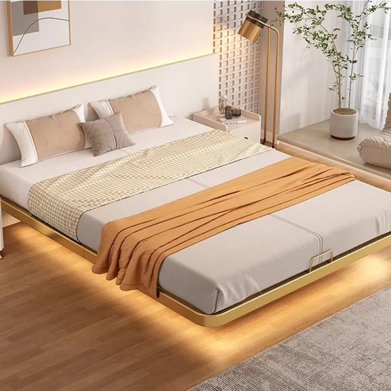 Queen Hotel Beds Frame Bedroom Single Full Size Double Bed Mattresses Headboards Design Luxury Marco De Cama Bedroom Furniture