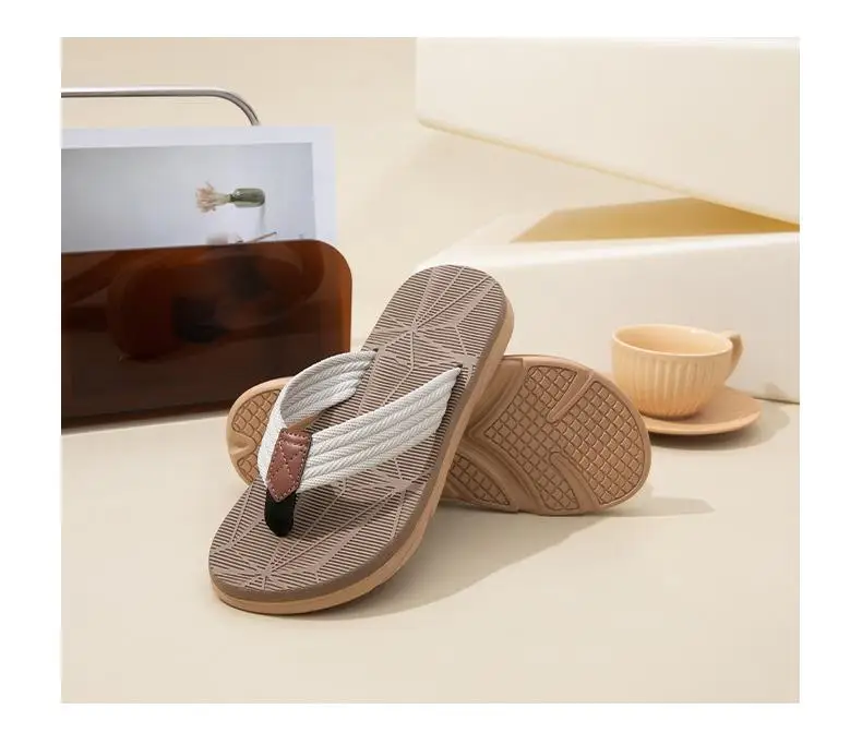 Evshine Herren Neue Flip-Flops Mode Dicker Boden Outdoor Strand Hausschuhe Komfort Weiche Weiche EVA Sandalen Männliche Slip On House Slides – Detail 4