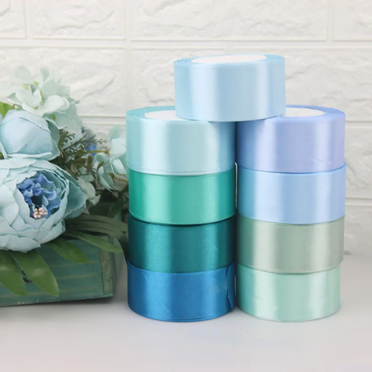 6mm 10mm 15mm 20mm 25mm 38mm 50mm Silk Satin Ribbons for Wedding Christmas Birthday Party Gift Wrapping