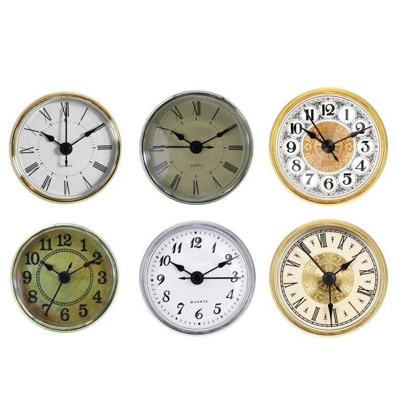 Classic Clock Craft Insert Clocks Movement Quartz Diameter 70mm Number 2