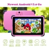 weelikeit 7 Inch Kids Tablets Android 13 1024*600 HD Ouad Core Dual Wifi 2GB 32GB Children Tablet for Kids Study with Holder 2