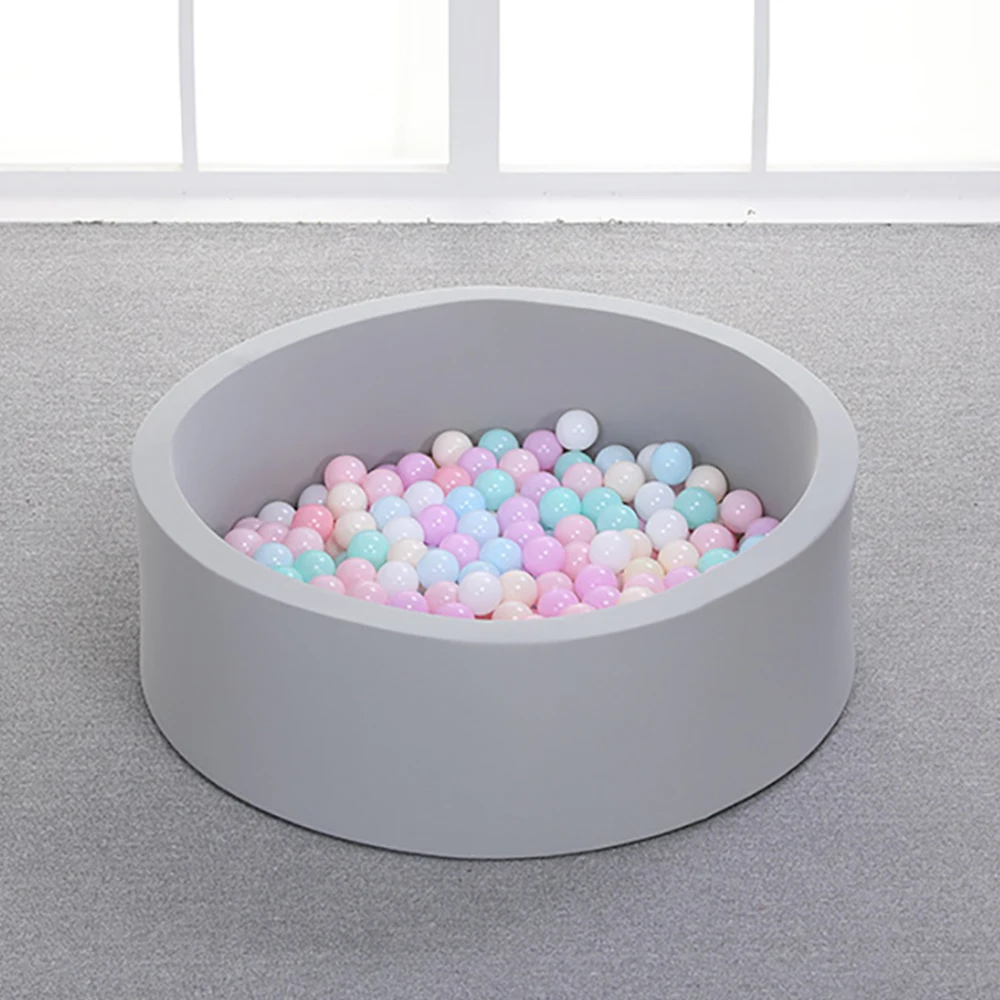 AnGku Ball Pit with Thickened Cotton for Toddlers 1-3 Playpen Ball Pool for Indoor and Outdoor Game Toy(Include 200 Ocean Balls） 5