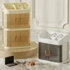 Makeup Storage Box Dust-proof Cosmetic Organizer Jewelry Nail Polish Makeup Container Desktop Makeup Organizer Box 5