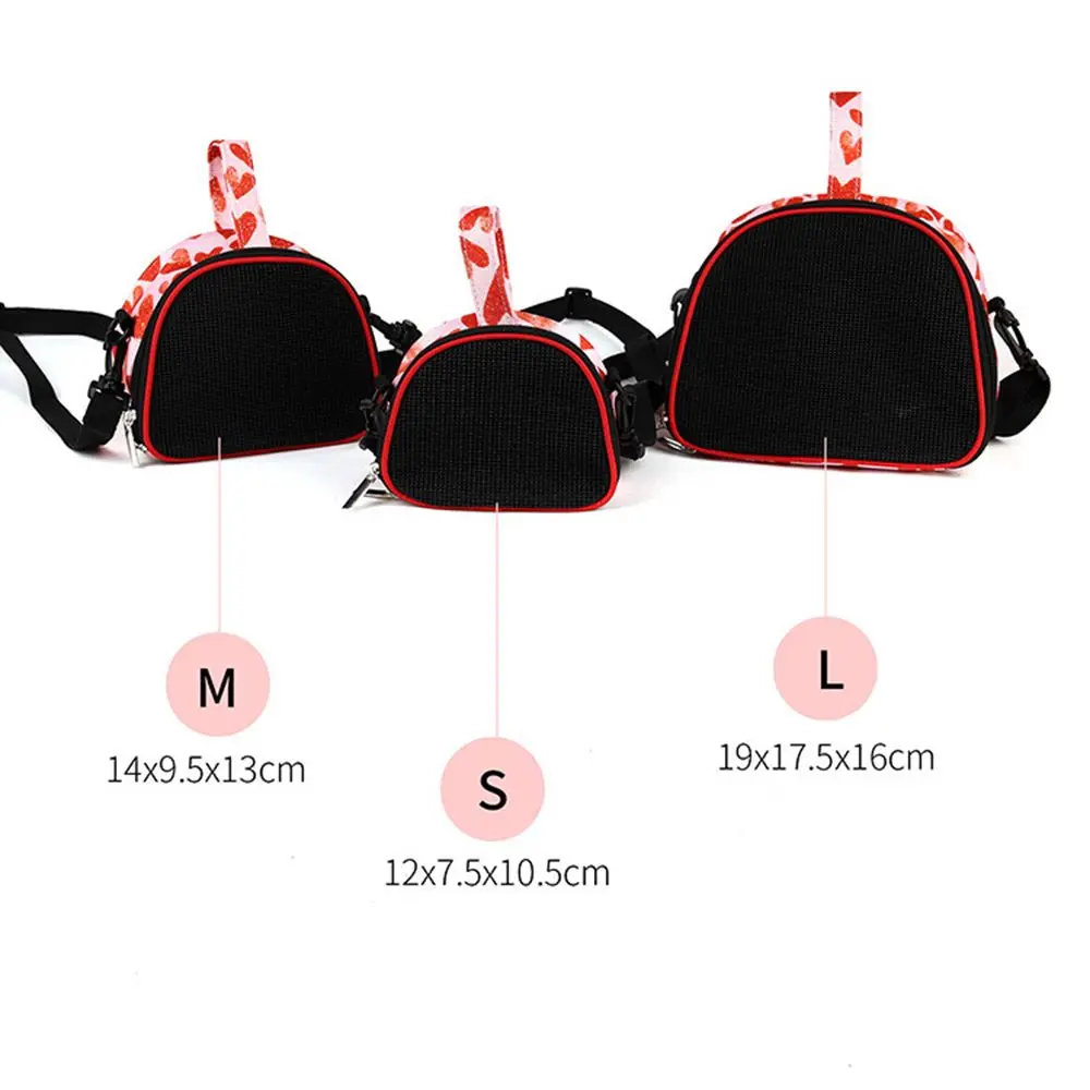 Hamster Carrier Guinea Pig Travel Transport Bag Traveling Cage for Outdoor