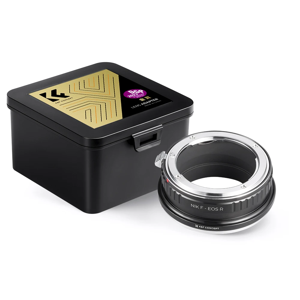 Adaptateur D'objectif K&F Concept – Monture Nikon AI Vers Canon EOS – Pour Appareil Photo Reflex