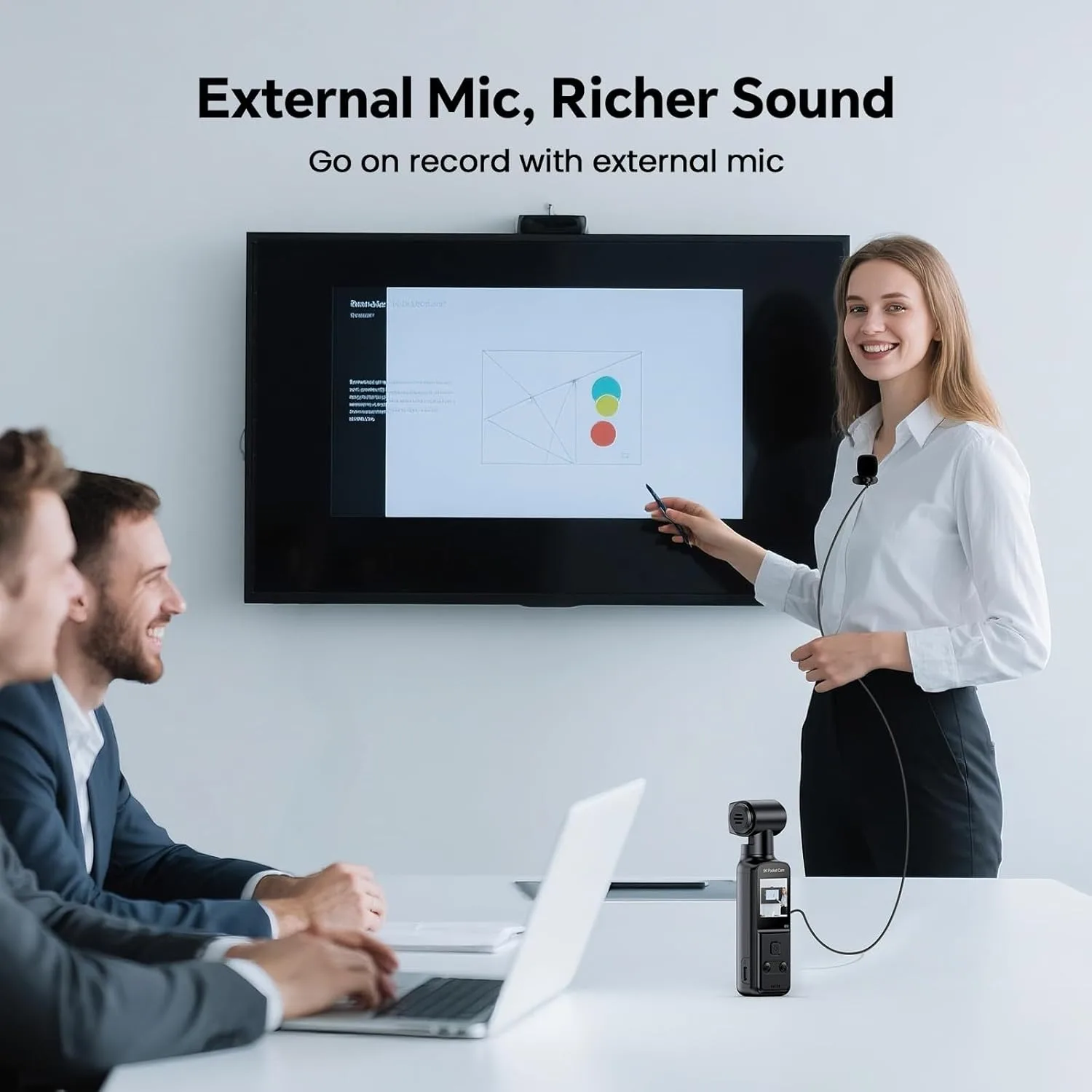 BOBLOV كاميرا رياضية صغيرة 5K فيديو