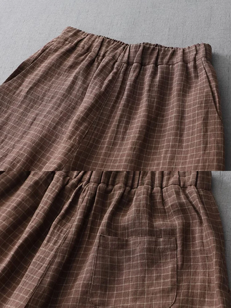 Рисунок 3 - Брюки-султанки Женские клетчатые в литературном стиле