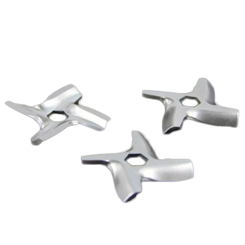 3Pcs Mincer Blades Stainless Steel Kitchen Tools Attachments Meat Grinder Replacement Set For Moulinex HV2 HV3