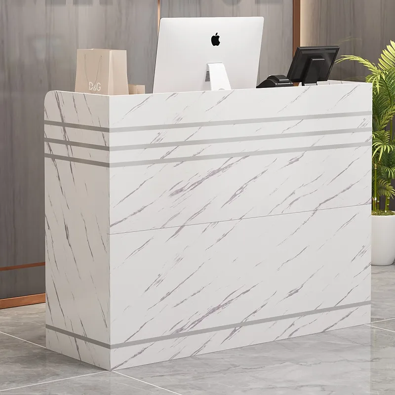 Money Cash Counter Outdoor Small Simple Modern Hair Salon Store Milk Tea Register Reception Desk Table For Aesthetics Shop Bar