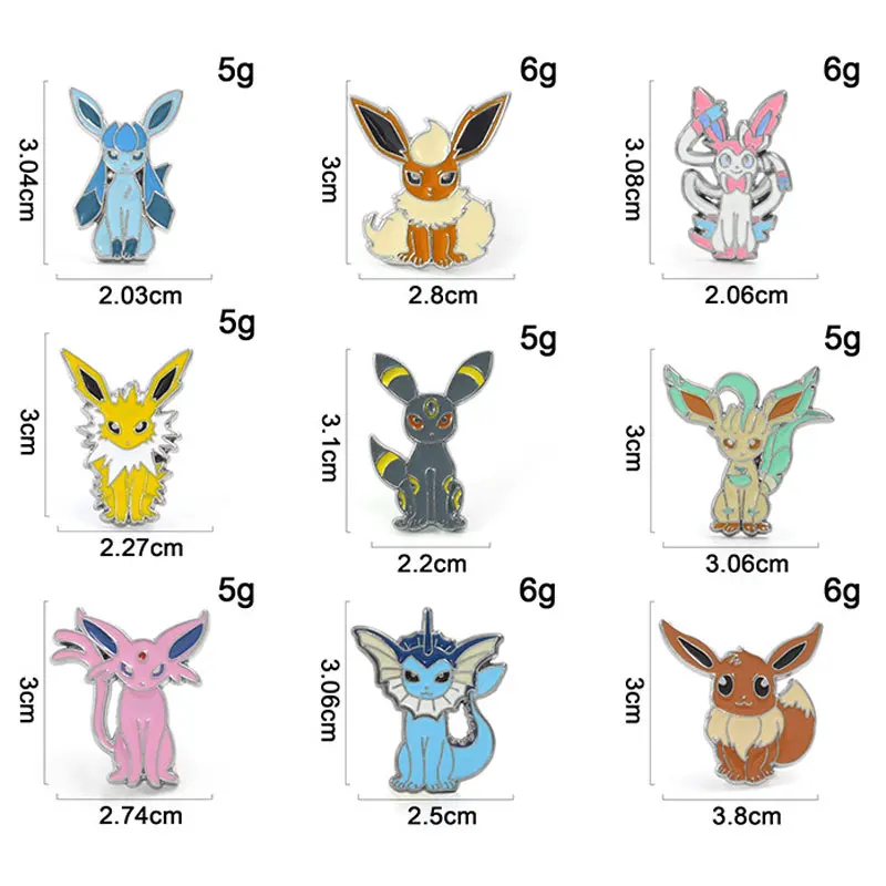 イーブイ フレンズ ピンバッジ イーブイフレンズ ピンバッジ 9種 イーブイフレンズ ピンバッジ