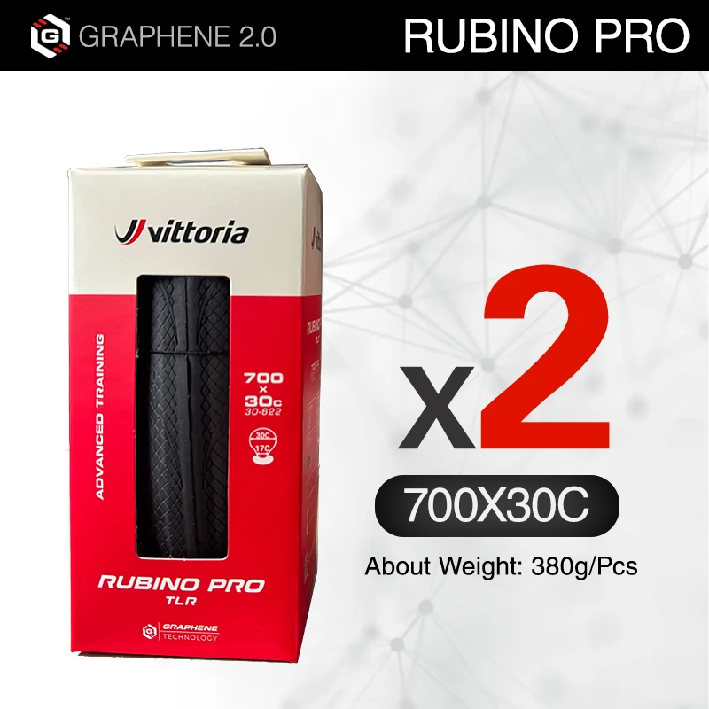 Vittoria RUBINO PRO Road Tire 700×25/28 Graphene 2.0 Tubeless