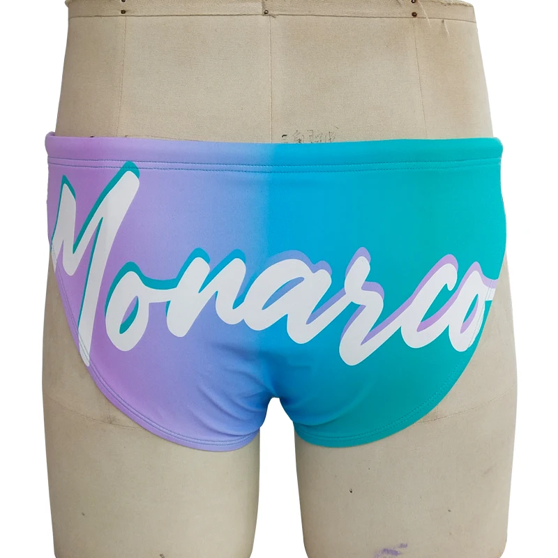 Men's Shorts Sexy Bikini Underwear Drawstring Swimming Trunks Elastic Quick-Drying Swimsuit Male Swim Briefs Beach Sports Suits