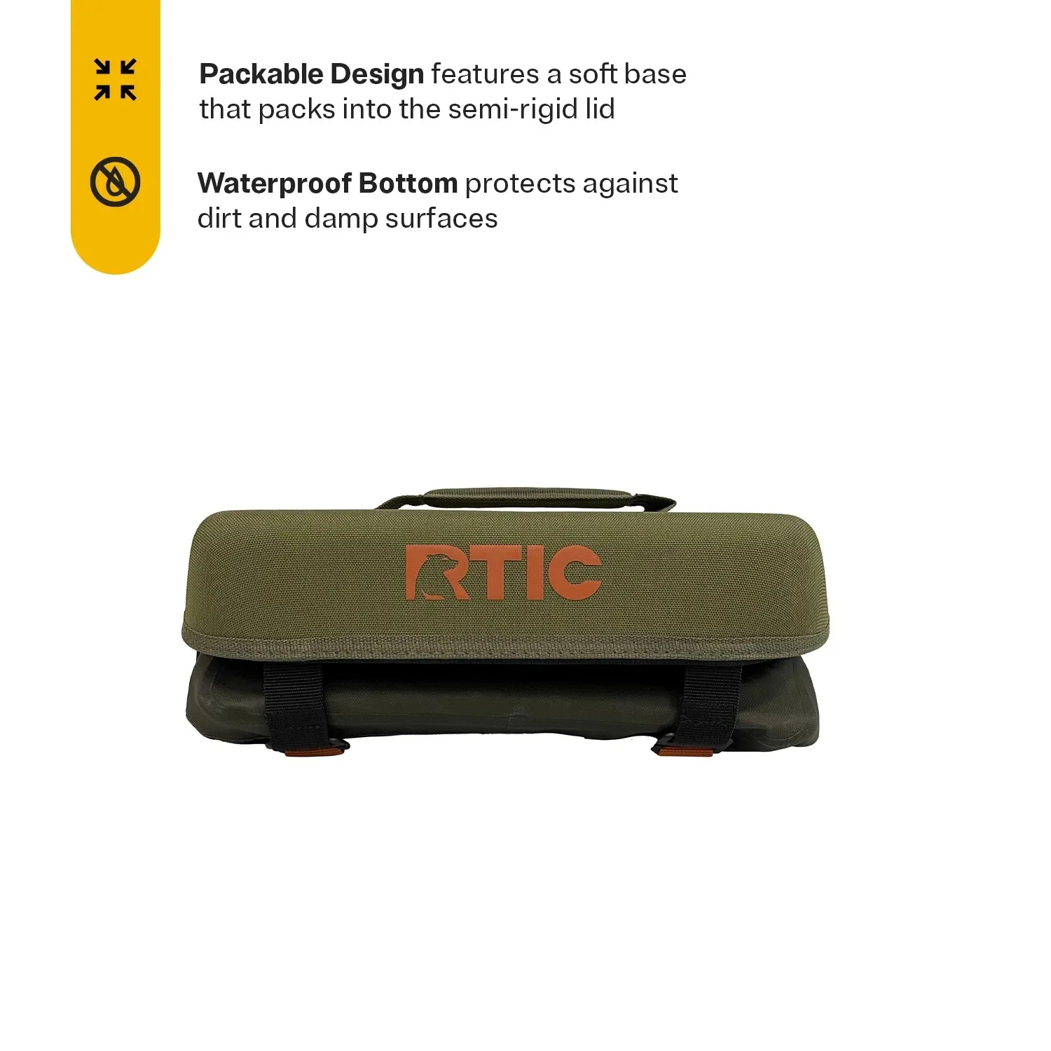 15 Can Everyday Cooler, Insulated Soft Cooler with Collapsible Design, Olive