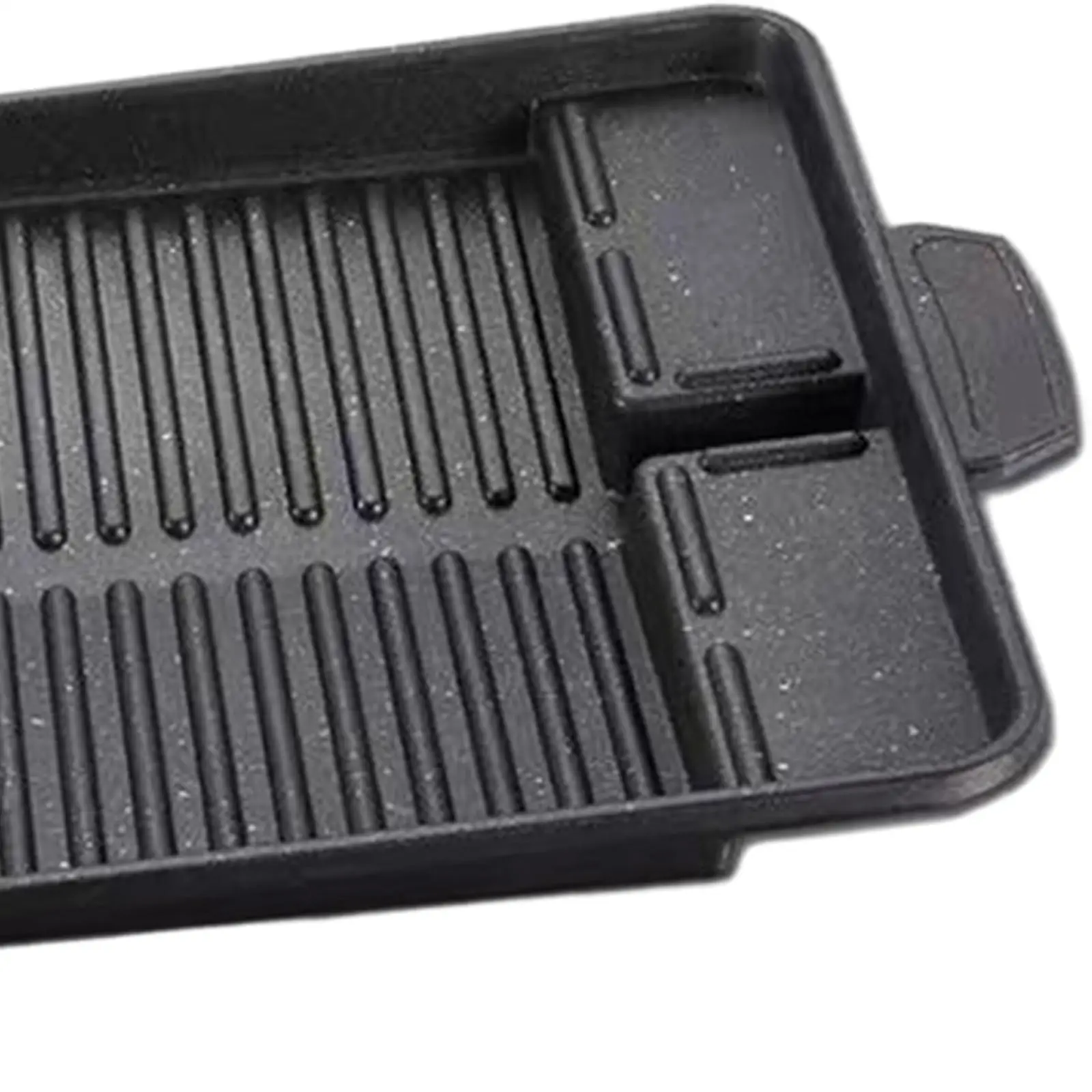 Nonstick Barbecue Plate Aluminium Alloy Grilling Pan with Handles for Kitchen Stovetop Grill Kitchen Cooking Tool