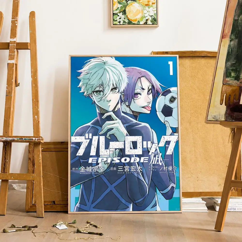 Blue Lock Anime Art Self-Adhesive Waterproof Wall Sticker Decor