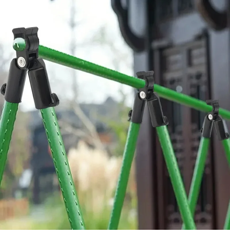 Plastic Plant Support Clips Plant Grafting Stakes Fixed Connector Garden Frame Adjustable Climbing Vine Bracket 30/1x