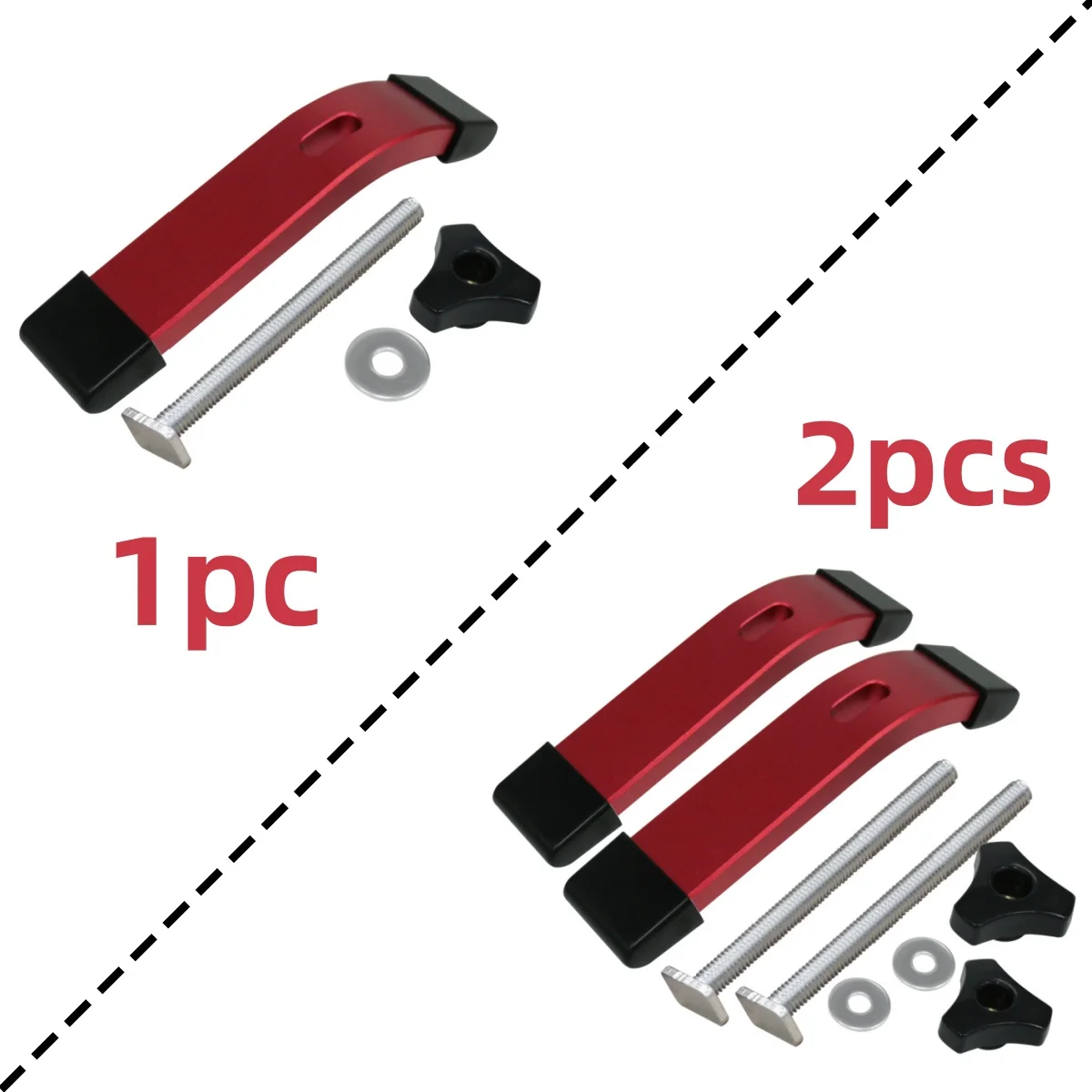 Durable Quick Acting Hold Down Clamp Adjustable Red Colour For Carpentry Equipment Carpentry - View #13
