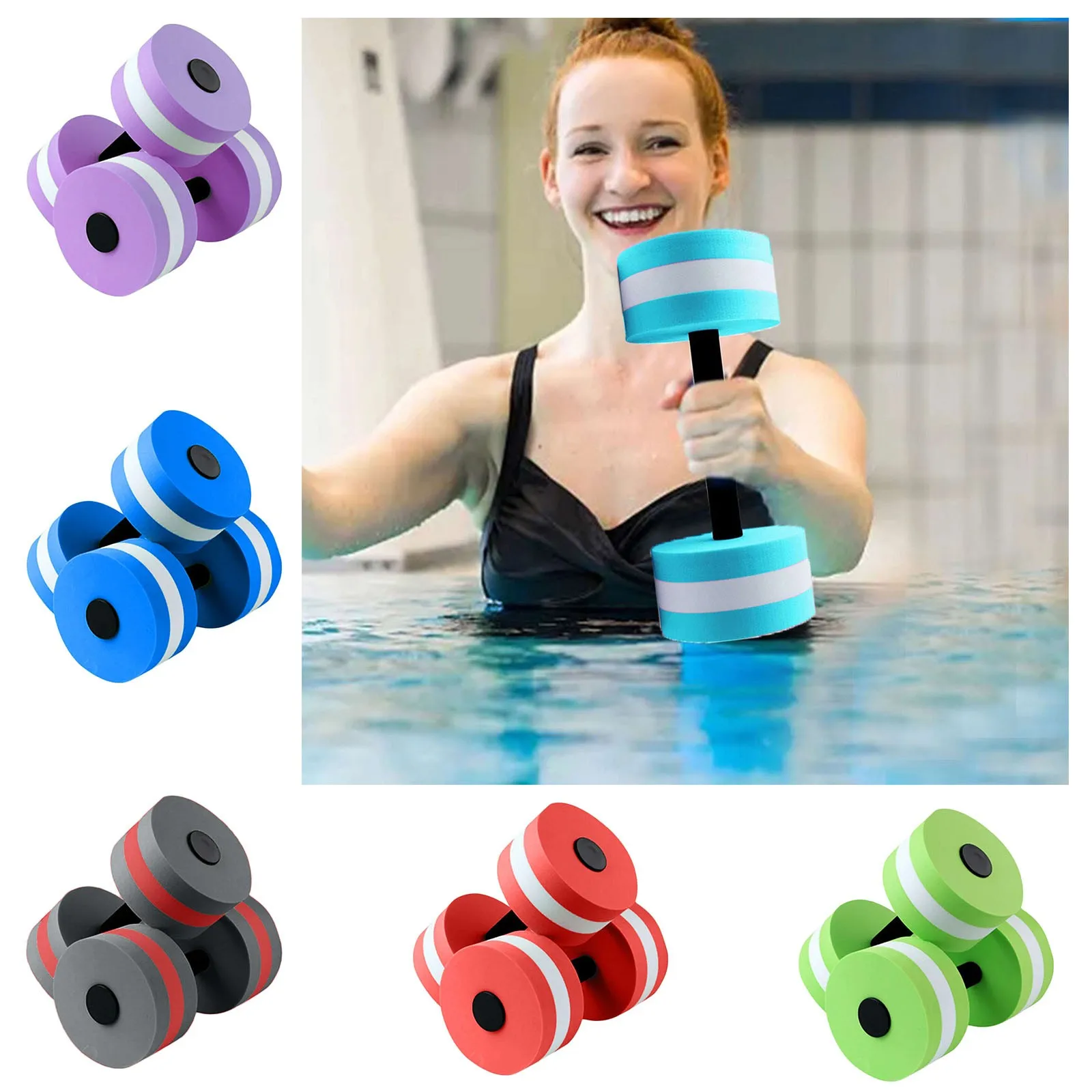Water Dumbbells For Aquatic Aerobics And Fitness Swimming Yoga Equipment 1PC Bathtub Baby Float Inflatable Ring