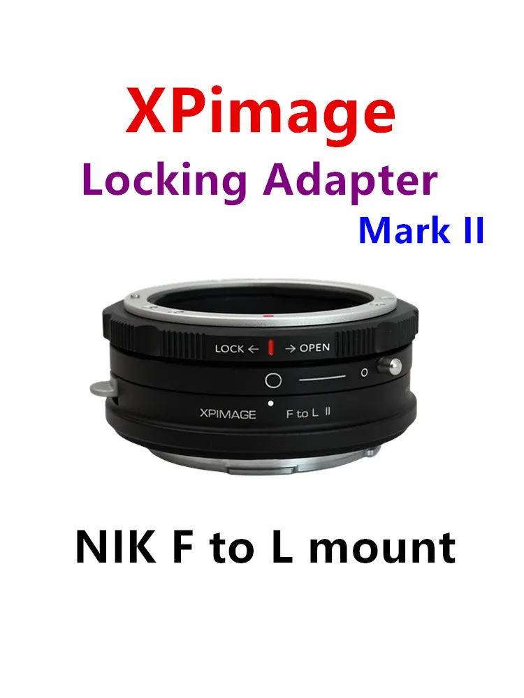 Adattatore Xpimage Per Obiettivo Nikon F A Fotocamera Mirrorless A Telaio Completo Leica Sl, Montaggio Nikon Ais A L, Panasonic S52 S1H S1R Sigma Fp