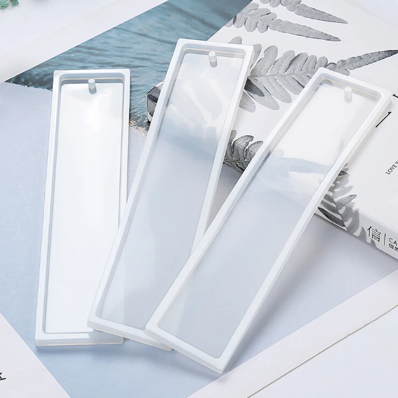 

1PC Rectangle Silicone Bookmark Mold DIY Making Epoxy Resin Jewelry DIY Craft Silicone Transparent Mould