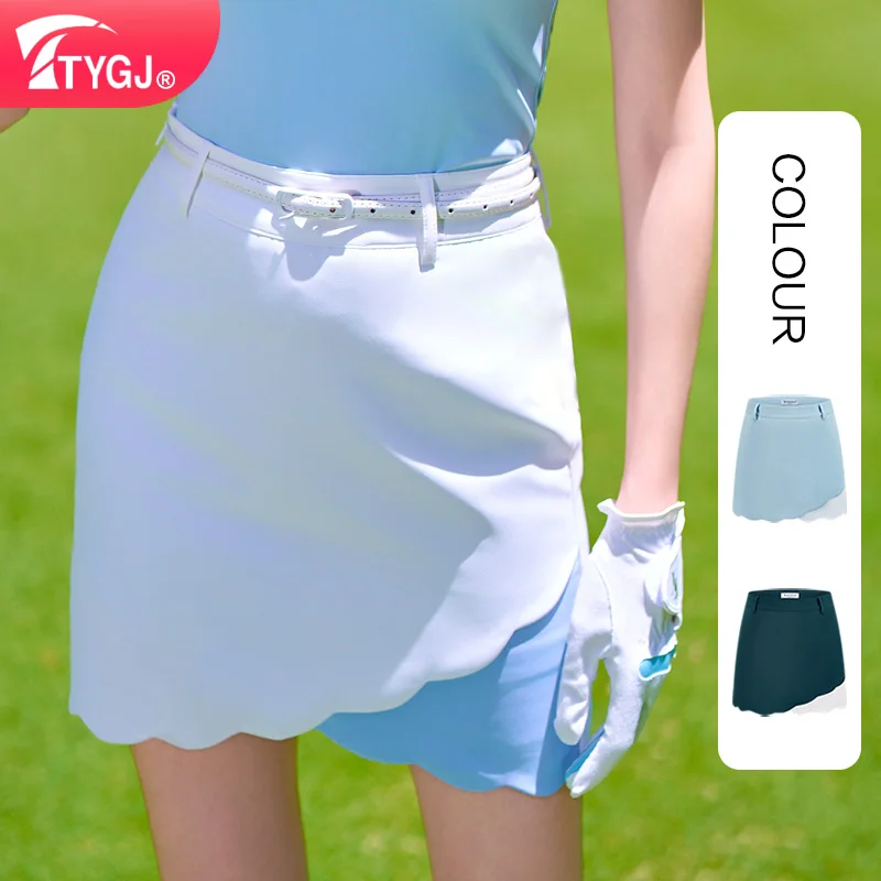 TTYGJ Summer New Golf Clothing Women's Short Skirt High Waist Slimming Sports Short Skirt