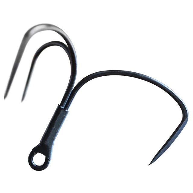 Anchor Hook Fishing Treble Hook Black Sharp Triple Hooks Fishhook