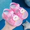 Summer Soft Sole Anti slip 1-3 Year Old Cartoon Little White Rabbit Baby Walking Shoes for Boys and Children Sandals 4