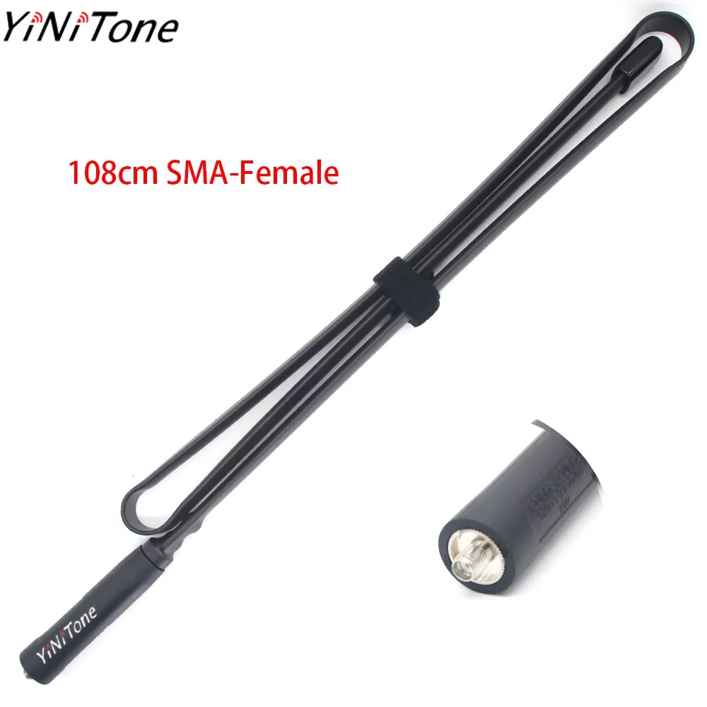 

Тактическая Складная антенна CS 108 см, SMA, женская, Двухдиапазонная, VHF/UHF, подходит для BAOFENG UV-82 UV5R, UV-5R ARF8, рация