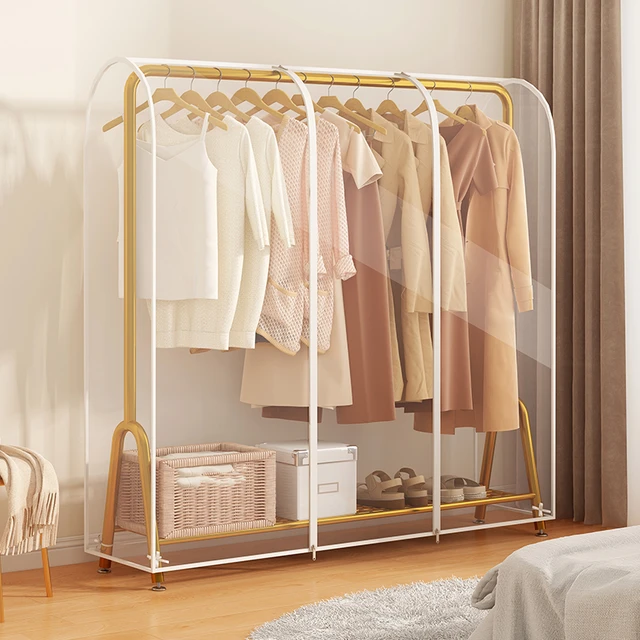 Housse anti-poussière transparente pour vêtements, organisateur