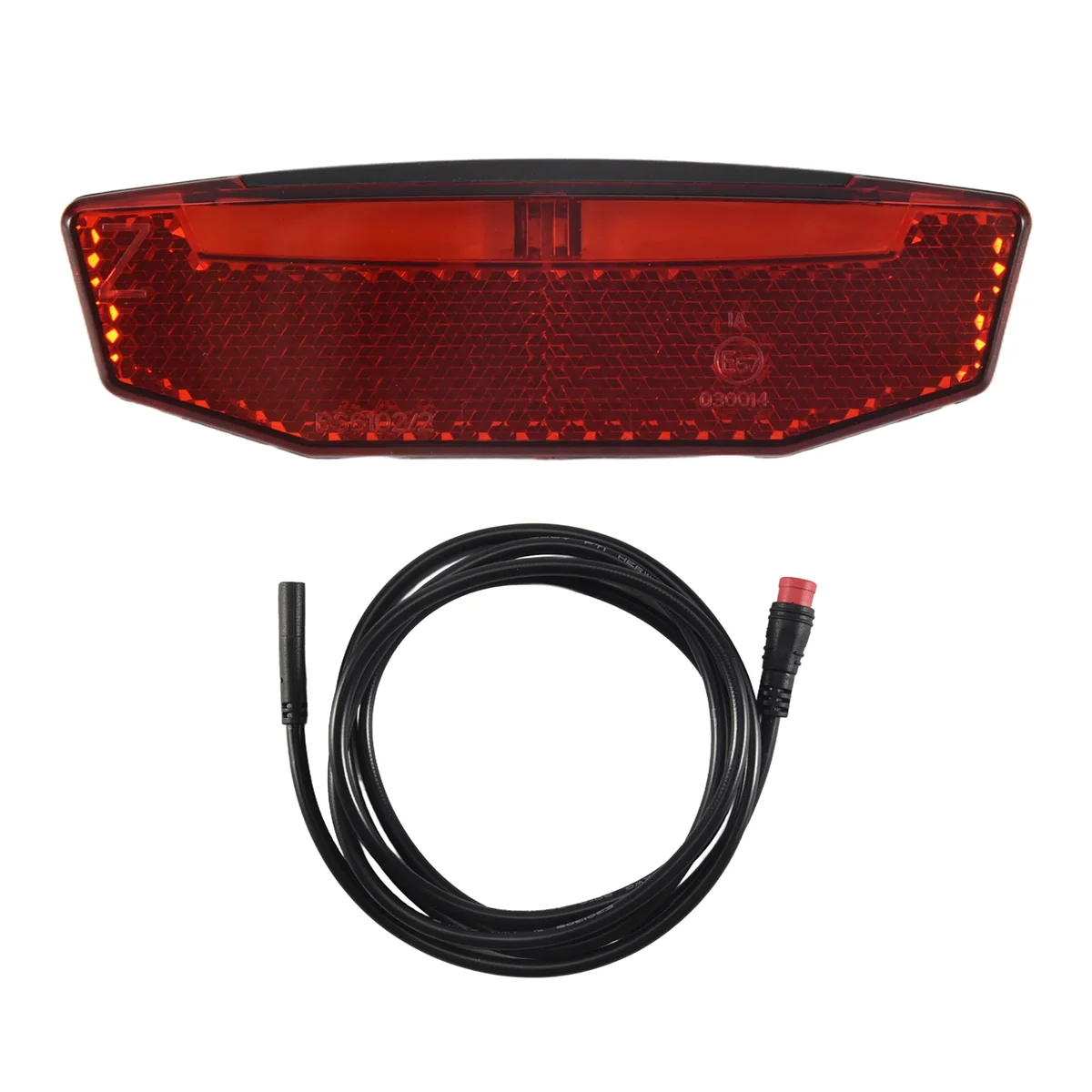 6V-60V Electric Bike Rear Light/Tail Light LED Warning Rear Lamp for E-Scooter Ebike Taillights Waterproof Connector G